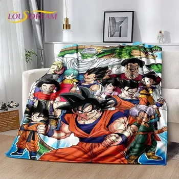 deka Anime dragon ball flanelová deka | měkká deka, anime přehoz - 15 , 100x150CM
