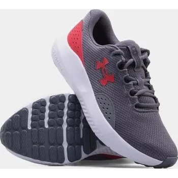 Pánské polobotky Pánské sportovní boty Surge 4 M 3027000-107 Tmavě šedá s červenou - Under Armour tm.šedá-červená 47