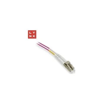 Kabel LYNX duplexní patch kabel MM, OM4, LC/LC, 50/125µm, 0,5m