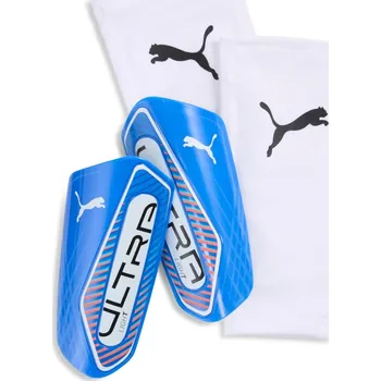 Fotbalový chránič Chrániče Puma Ultra Light Sleeve Blue-White 2XS