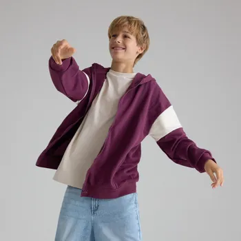 Chlapecká mikina Reserved - Bavlněná mikina - hnědá - 900FJ-83X - 900FJ-83X-122