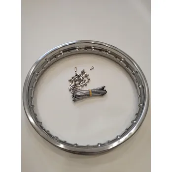 Ráfek na kolo Jawa 250/559 a 350/360 kompletní český výplet kola chrom a ráfek