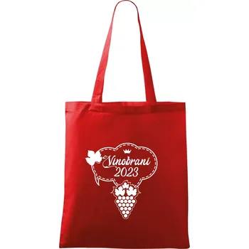 Vinobraní 2023 - Taška bavlněná - 42 x 38 cm ( Červená )