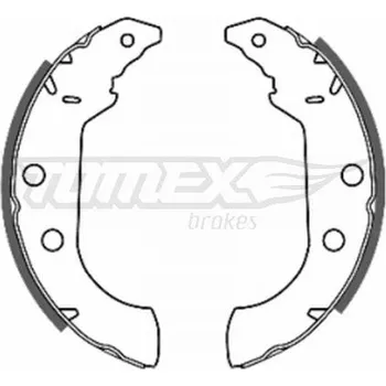 Brzdová čelist Sada brzdových čelistí TOMEX TX 20-67