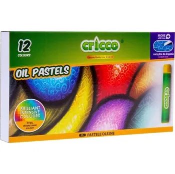 Olejová barva Cricco Olejové pastely Cricco, 12 ks