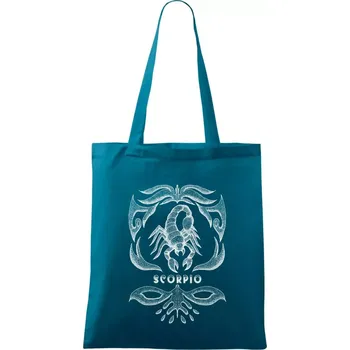 Scorpio - vintage - Taška bavlněná - 42 x 38 cm ( Petrolejová )
