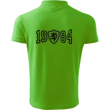 Pánská košile Narozeninový motiv - znak - 1984 - Polokošile pánská Pique Polo 203 - S ( Apple Green )