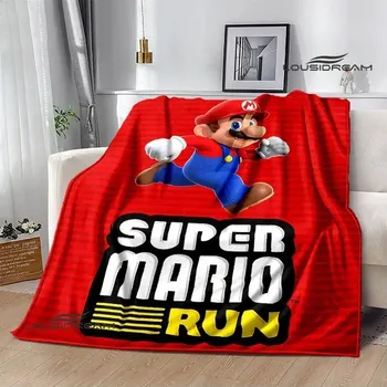 Dětská deka 3D deka mario bros pikniková přikrývka | dětská deka, teplá přikrývka - 14 , 100x130CM