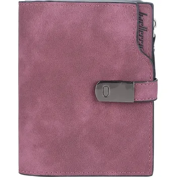 Malá dámská peněženka se zipem | dámská peněženka, koženková peněženka - Tmavě červená