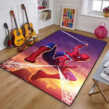 Koberec Dětský protiskluzový koberec s motivem Spidermana | koberec dětský, koberec obývák - 10 , 120X160CM