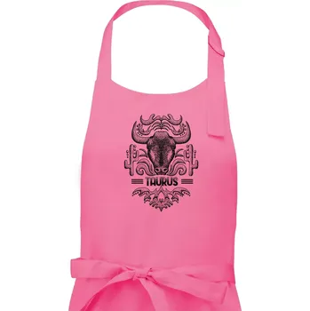 Kuchyňská zástěra Taurus - vintage - Dámská zástěra na vaření - Univerzální velikost ( Růžová )