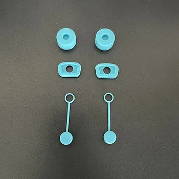 Silikonová zátka proti rozlití kelímku | doplněk kelímku, těsnění víčka - 6 ks modrých