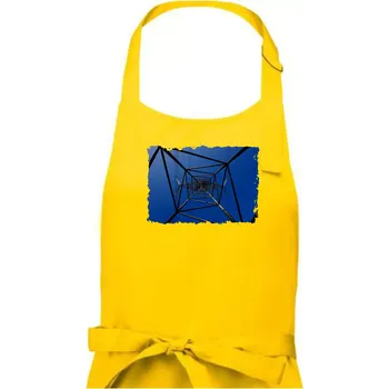 Kuchyňská zástěra Stožár vysokého napětí zespodu - Pánská zástěra na vaření - Univerzální velikost ( Žlutá )