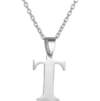 Náhrdelník Řetízek s písmenem pro muže i ženy | náhrdelník - T