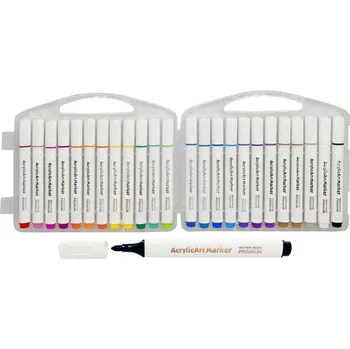 PKstar Akrylový fix tříhranný 24ks - 2 POSLEDNÍ KUSY -