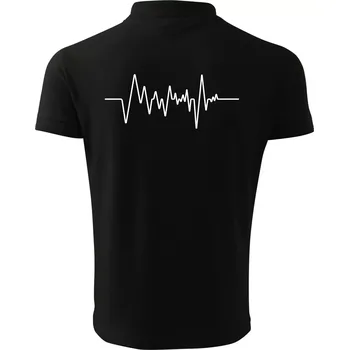 Pánská košile Ekg samostatné - Polokošile pánská Pique Polo 203 - 4XL ( Černá )