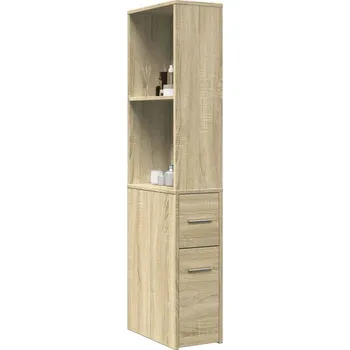 Koupelnový nábytek Úzká koupelnová skříňka na kolečkách 855297