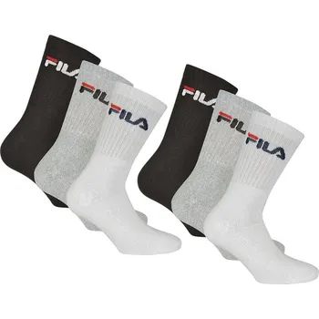 Pánské ponožky Ponožky FILA Crew Tennis 6-pack Unisex classic 43-46
