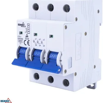 Jistič BEMKO Jistič 63A třífázový Typ B S7-3P-B63