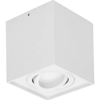 Čtvercové stropní svítidlo GU10, 35W, bílé