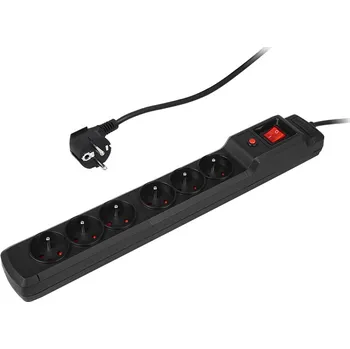 Přepěťová ochrana Armac Prodlužovačka s přepěťovou ochranou 1,5m M6 černý