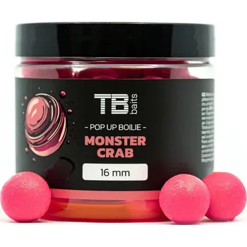 Nástraha TB Baits Plovoucí Boilie Pop-Up Pink Monster Crab + NHDC 65 g 16 mm