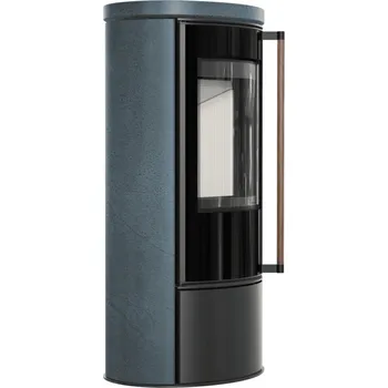 Krbová kamna KRATKI ERIK 5,5 kW 150 akumulační keramika SERPENTINO P Jatoba