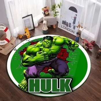 Koberec Avengers kulatý koberec Marvel pro děti | dětský koberec, kulatý koberec - 6 , 80x80cm