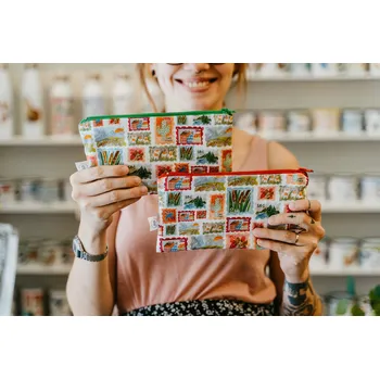 Penál ePiPí Taštička velká - Známky Barva zipu: zelená