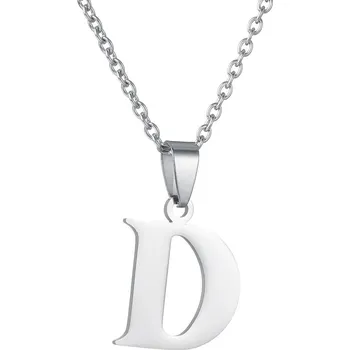 Náhrdelník Řetízek s písmenem pro muže i ženy | náhrdelník - D