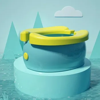 Nočník Skládací dětský nočník na cesty | cestovní nočník, dětské WC - Zelený