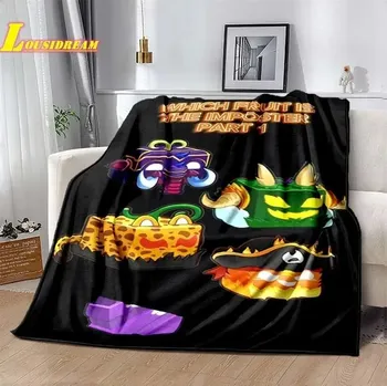 Dětská deka Deka s motivem blox fruits | dětská deka, cestovní přikrývka - 13 , 150x200cm