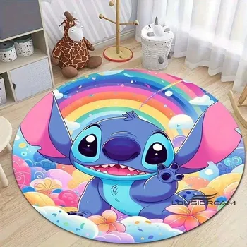 Koberec Kulatý dětský koberec se Stitch motivem | koberec, podložka - 1 , 80x80cm