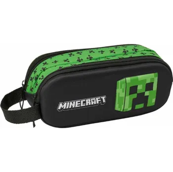 Penál Penál Minecraft 3D dvojité pouzdro Creeper