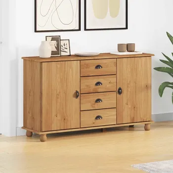 Příborník do zásuvky Servírovací skříň se zásuvkou ASKIM 133,5 x 40 x 79 cm IM_4105430