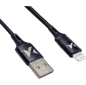Datový kabel Wozinsky WUC-L1B USB kabel - iPhone Lightning / 1m / 2,4A černý