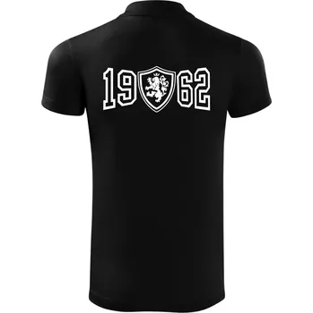 Pánská košile Narozeninový motiv - znak - 1962 - Polokošile Victory sportovní (dresovina) - S ( Černá )