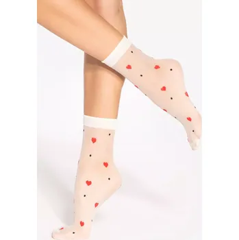 Pánské oblečení Ponožky Gatta Spring Vibes wz.04 15 den bílo-červená Univerzální