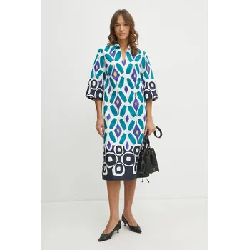 Dámské šaty Šaty Luisa Spagnoli 542073 modrá 05A, vel. S