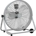 Bubenový ventilátor s kolem Stříbrná 73 x 42 x 70 cm Hliník IM_42001423