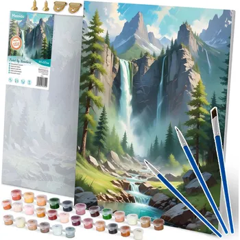 Obraz na malování podle čísel 40x50 cm Massido horská krajina