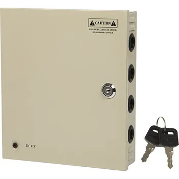 spínaný zdroj BLOW Centrální napájecí zdroj pro 9 kamer BL-CPS9C/12V10A kovový