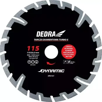 Řezný kotouč DEDRA Super Segmentský Diamantový řezný kotouč 130/22,2 Dynamic HP2136