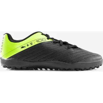 Kopačky KIPSTA Dětské kopačky na šněrování 100 Turf TF černo-žluté 37 ZELENÁ|ČERNÁ|ŽLUTÁ