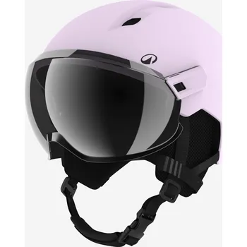 WEDZE Lyžařská helma se zorníkem PST 550 S FIALOVÁ|ČERNÁ