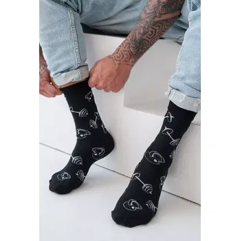 Pánské ponožky Milena Avangard 0125-110 Tělovýchovné ponožky 39-46 mélange 39-42