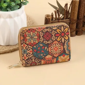 Peněženka Stylová korková peněženka s velkou kapacitou | peněženka, cestovní doplněk - Styl 5