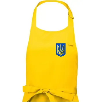 Kuchyňská zástěra Ukrajina - Dres žlutý - Pánská zástěra na vaření - Univerzální velikost ( Žlutá )