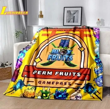Dětská deka Deka s motivem blox fruits | dětská deka, cestovní přikrývka - 21 , 100x130CM