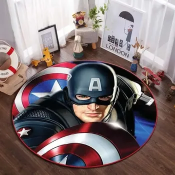 Koberec Avengers kulatý koberec Marvel pro děti | dětský koberec, kulatý koberec - 19 , 80x80cm
